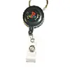 Black Retractable Badge Reelor Retractable Ski Reel