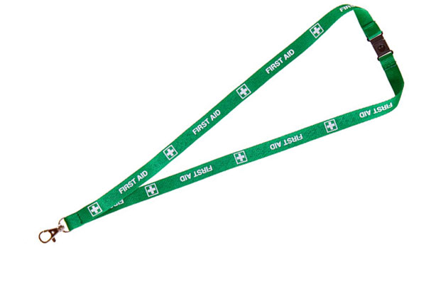 First Aid Lanyard - Pre-printed First Aid Lanyards