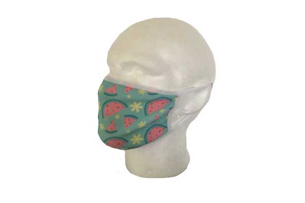 Watermelon Cloth Face Mask - Side View